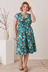 Mahashe Wrap Dress - Poppy Teal