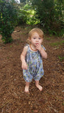MilaMeli Chloe  Baby Jumpsuit Forget Me Not Blue