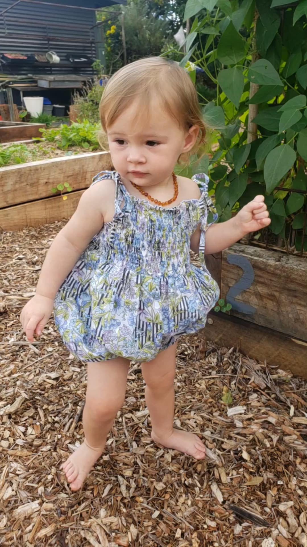 MilaMeli Chloe Baby Jumpsuit - Forget Me Not Blue