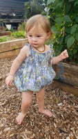 MilaMeli Chloe  Baby Jumpsuit Forget Me Not Blue