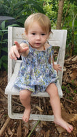 MilaMeli Chloe  Baby Jumpsuit Forget Me Not Blue