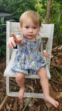 MilaMeli Chloe  Baby Jumpsuit Forget Me Not Blue