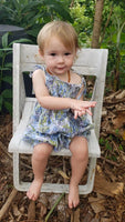 MilaMeli Chloe  Baby Jumpsuit Forget Me Not Blue