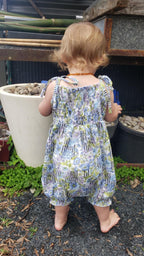 MilaMeli Chloe Baby Jumpsuit - Forget Me Not Blue