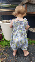MilaMeli Chloe  Baby Jumpsuit Forget Me Not Blue