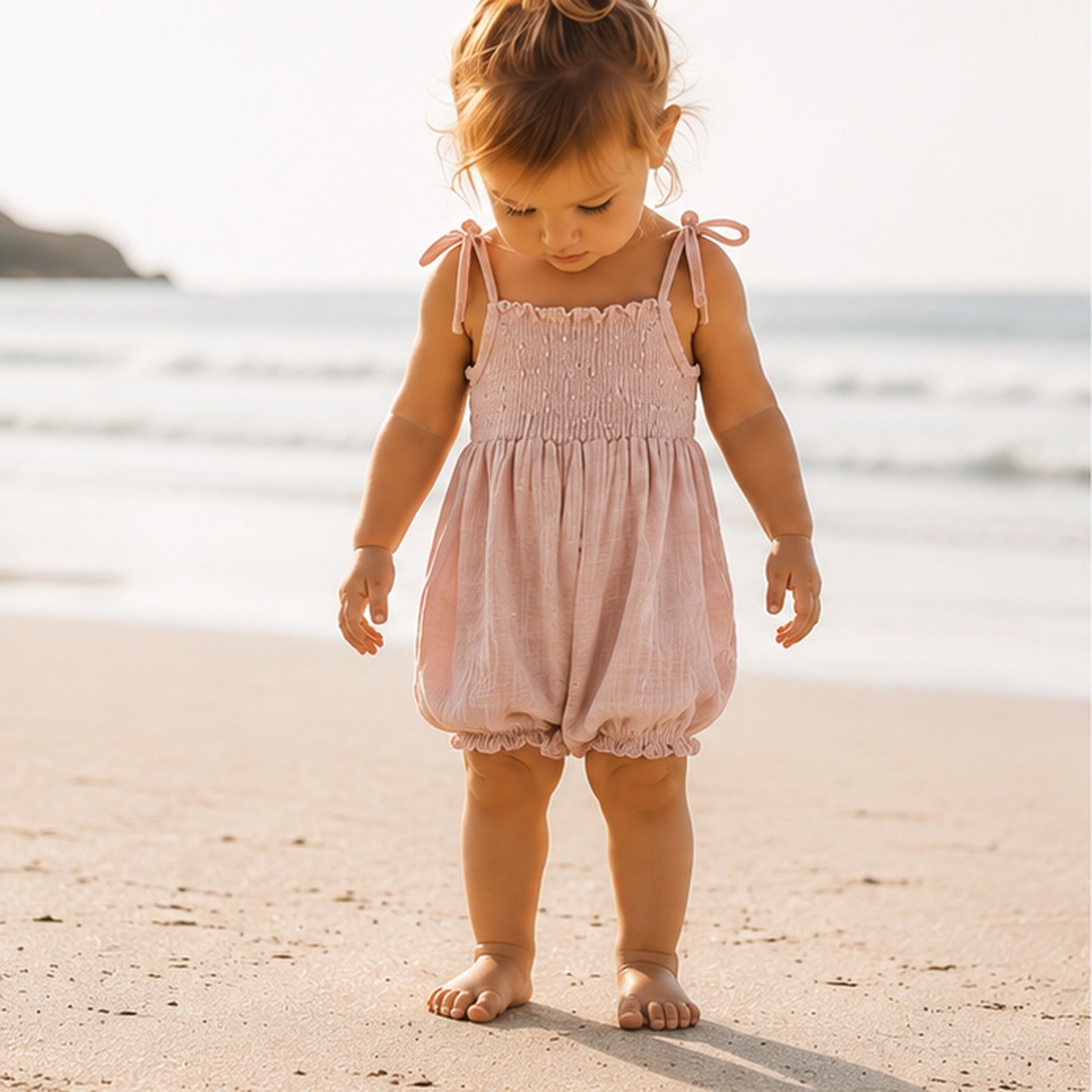 Chloe Jumpsuit Mushy Pink Muslin Cotton