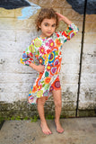 MilaMeli Evie Dress Flower Pop Teal