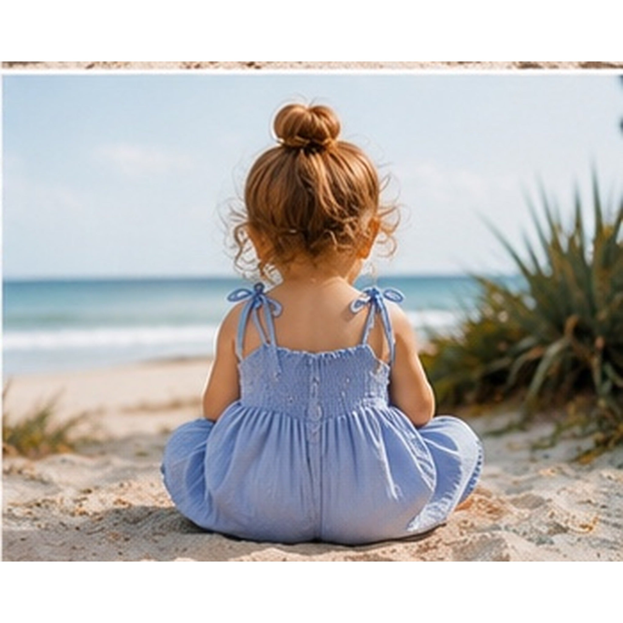 Chloe Jumpsuit Periwinkle Blue Muslin Cotton