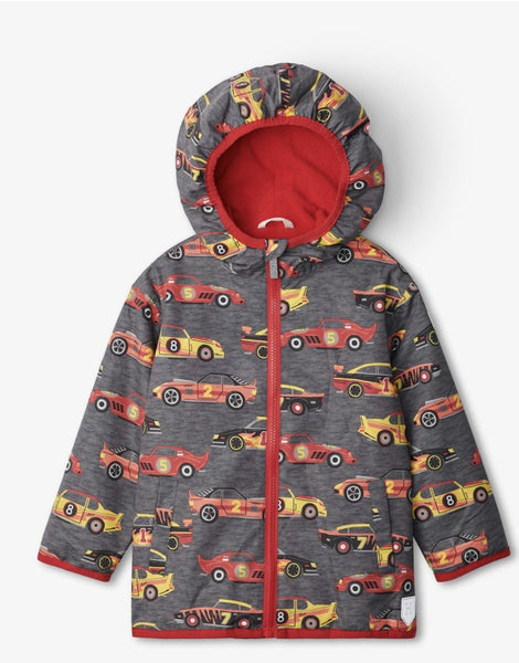 Hatley Microfleece Lined Jacket Classic Race Cars