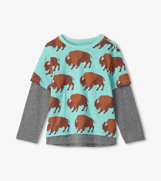 Hatley W23 Buffalo Herd Fooler Tee F22BBK1700