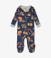 Hatley W23 Construction Trucks Organic Cotton Coverall